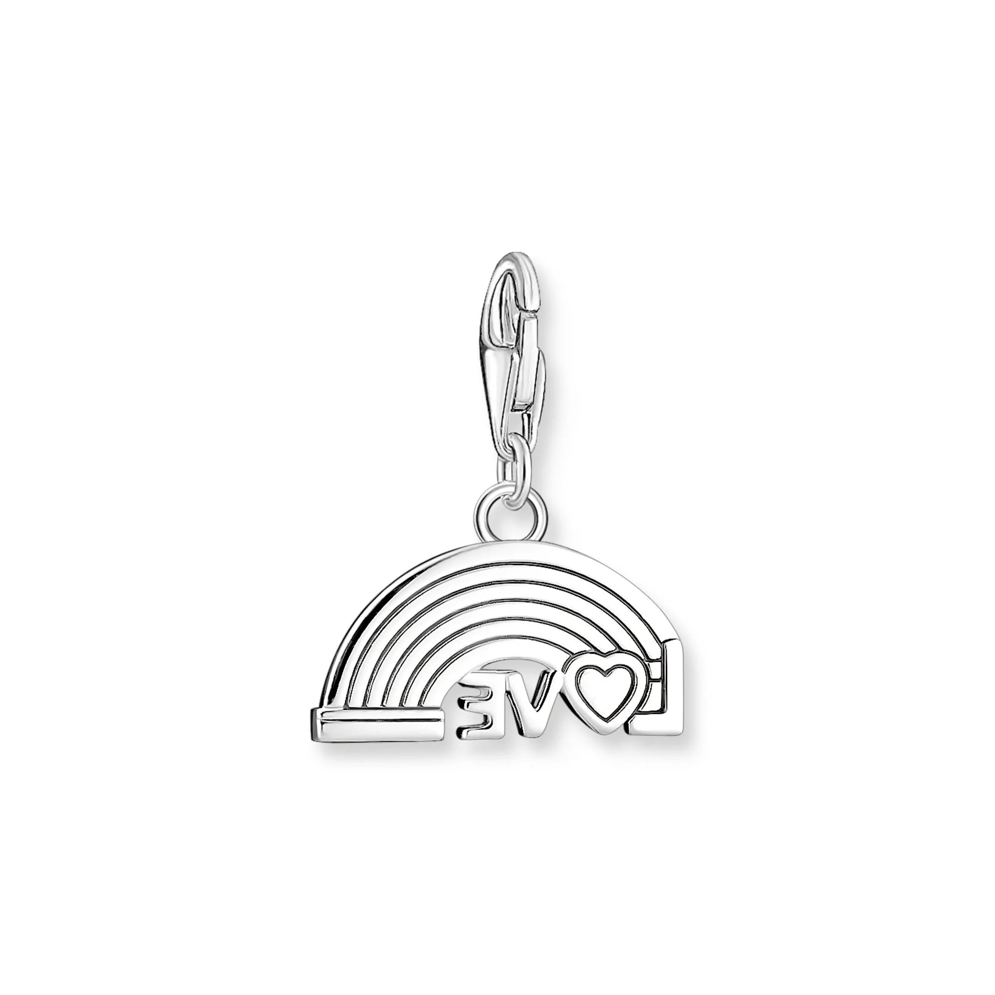 THOMAS SABO Charm Pendant Rainbow Multicoloured Stones