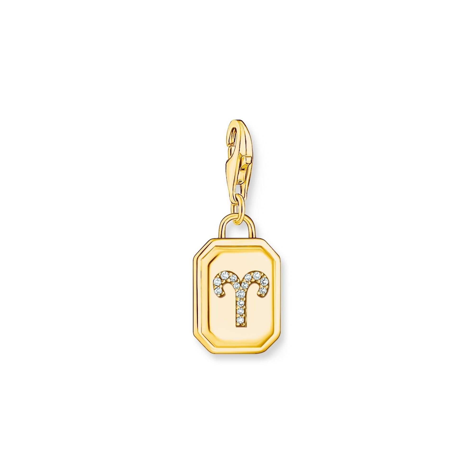 THOMAS SABO Charm Pendant Aries Zodiac Sign Gold