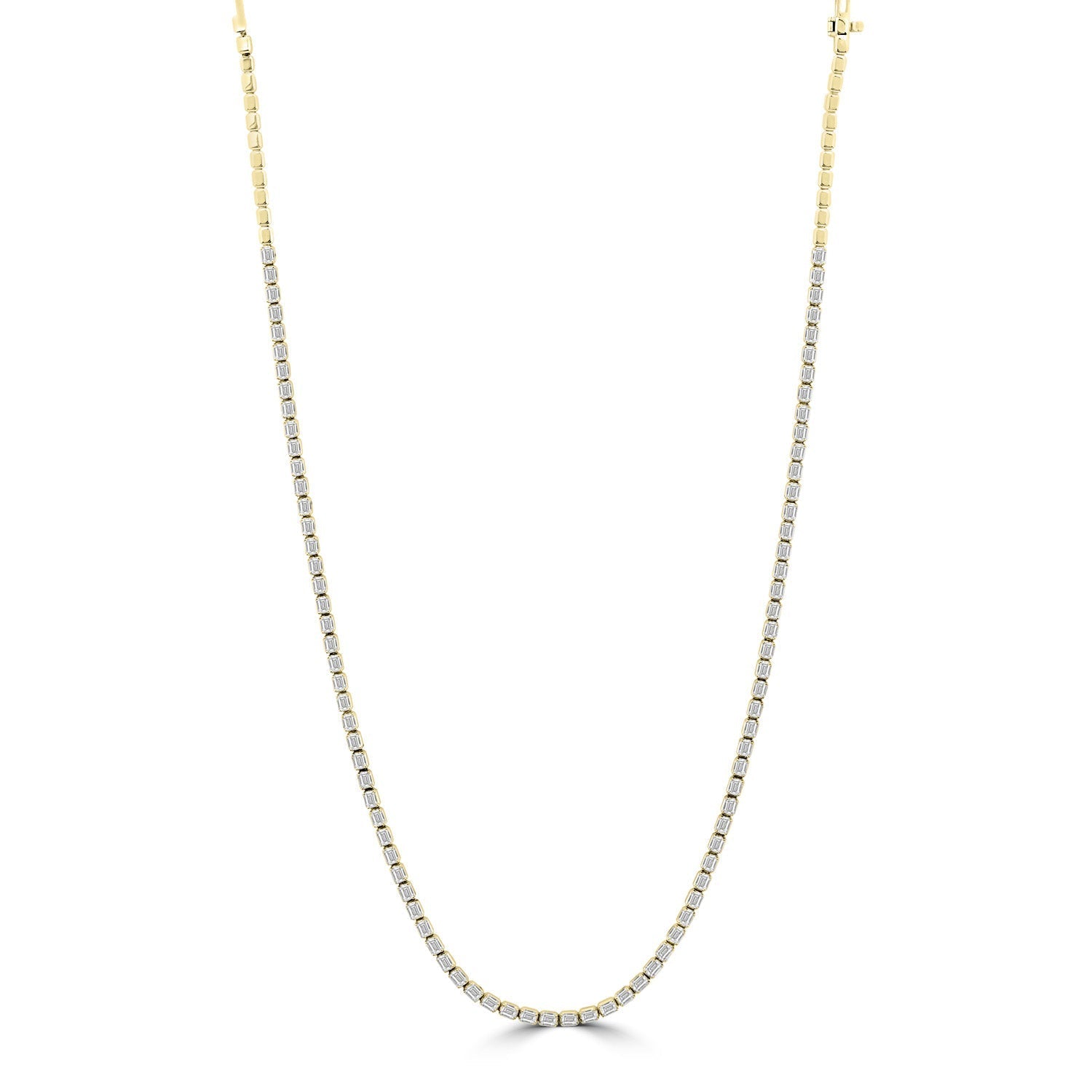 8.00ct Lab Grown Diamond Necklace in 18ct Yellow Gold