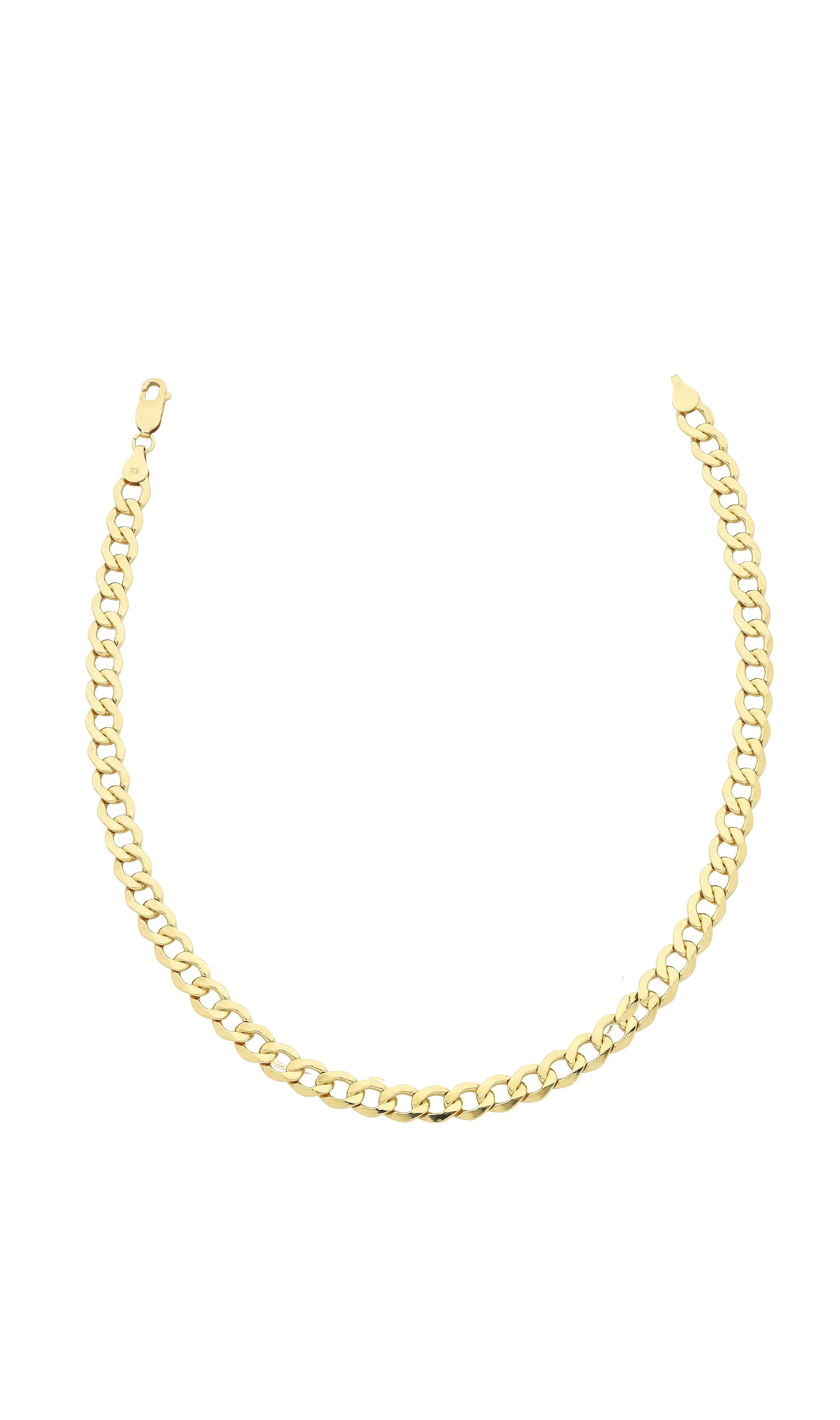 9ct Gold Silver Filled 50cm Chain